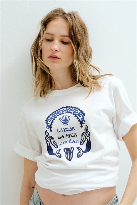 Футболка со свободным кроем MAMA 1255934005 - Фото 13700835