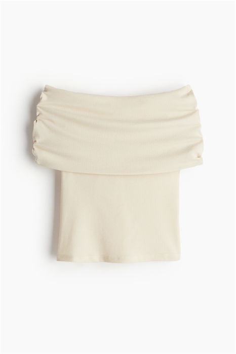 Ребристый топ без плеч 1228882002 - Фото 13701668