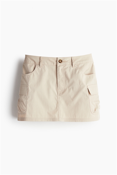 Мини-юбка карго из саржи 1221667002 - Фото 13701812