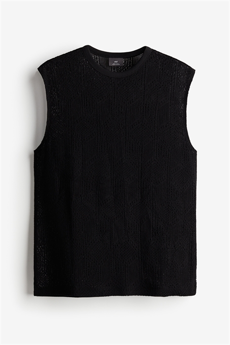 Жилетный топ с вязаным рисунком 1229293001 - Фото 13701814