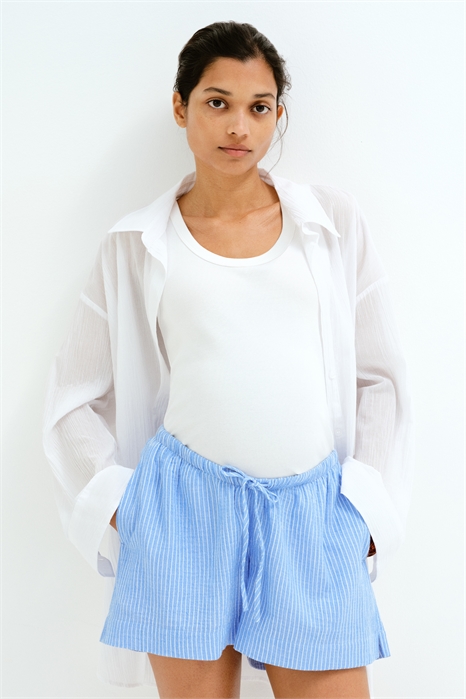 Шорты из муслина с завязками MAMA 1261285002 - Фото 13702462