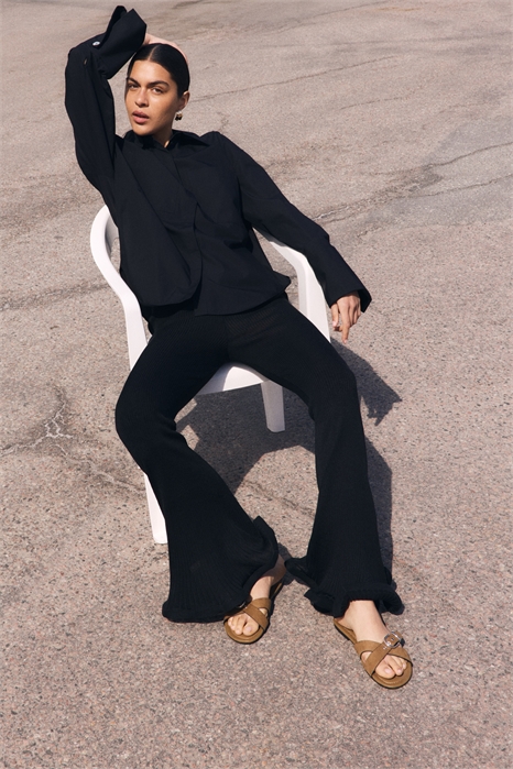 Сандалии с перекрещивающимися ремешками 1274480002 - Фото 13703019