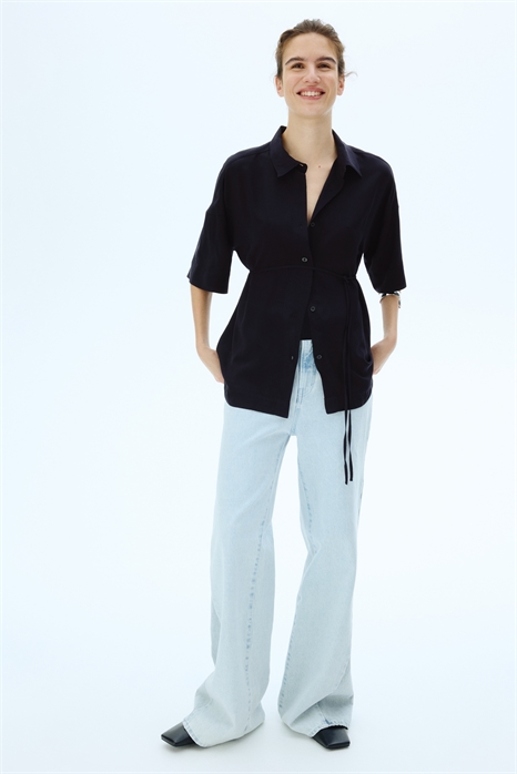 Рубашка MAMA Before & After с завязывающимся поясом 1255758001 - Фото 13703429