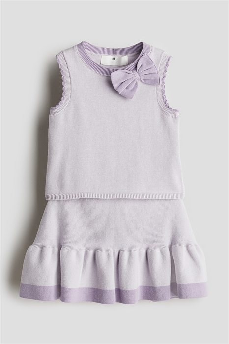 Комплект из 2 частей из тонкого трикотажного хлопка 1242556002 - Фото 13704889