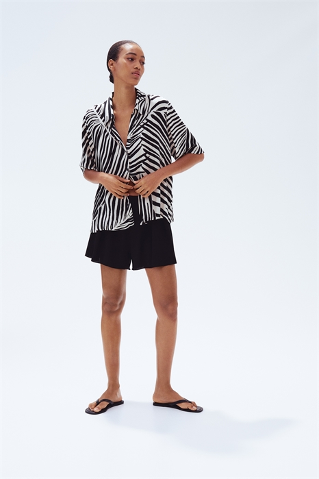 Рубашка из мятой вискозы 1260272003 - Фото 13705132