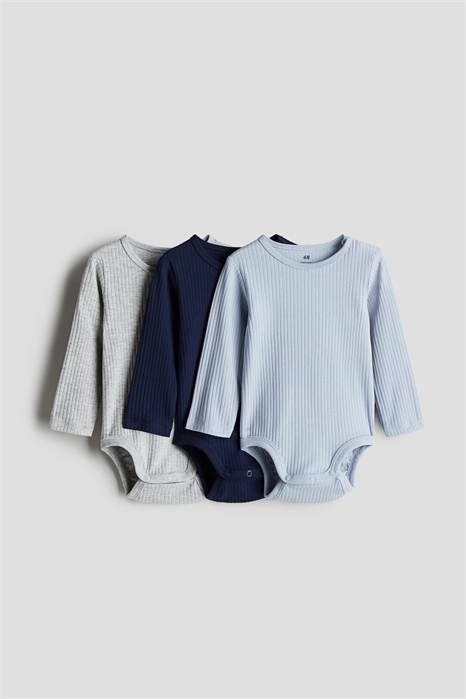 Три комплекта ребристых боди 0993598044 - Фото 13705993