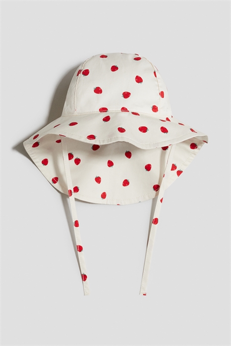 Хлопковая шляпа от солнца с рисунком 1212125004 - Фото 13706276