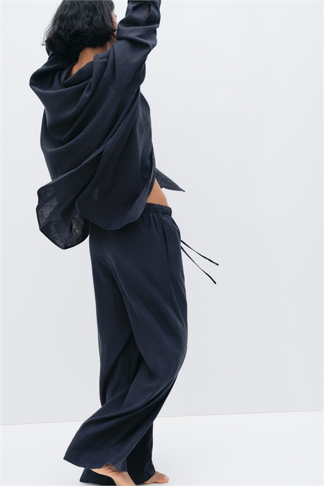 Рубашка из льняного бленда 1278501002 - Фото 13706534