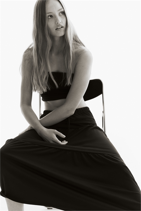 Многоярусная юбка макси 1283252002 - Фото 13706612