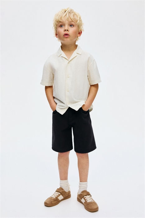 Курортная рубашка из текстурированного хлопка 1290778001 - Фото 13706693