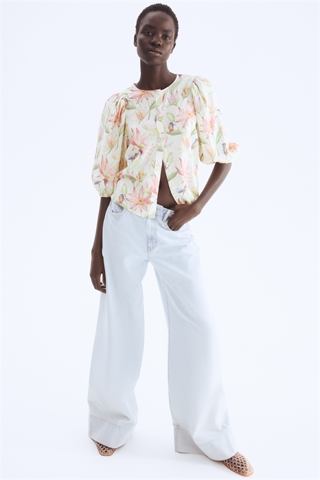 Блузка из льняной смеси 1256527007 - Фото 13710543