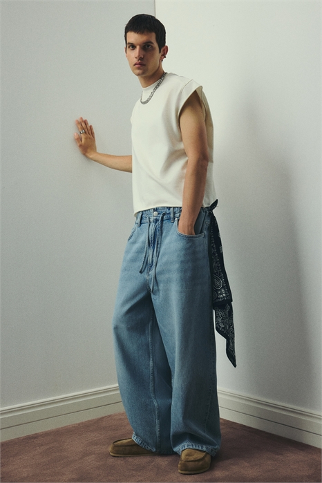 Супермешковатые джинсы 1281969001 - Фото 13711095