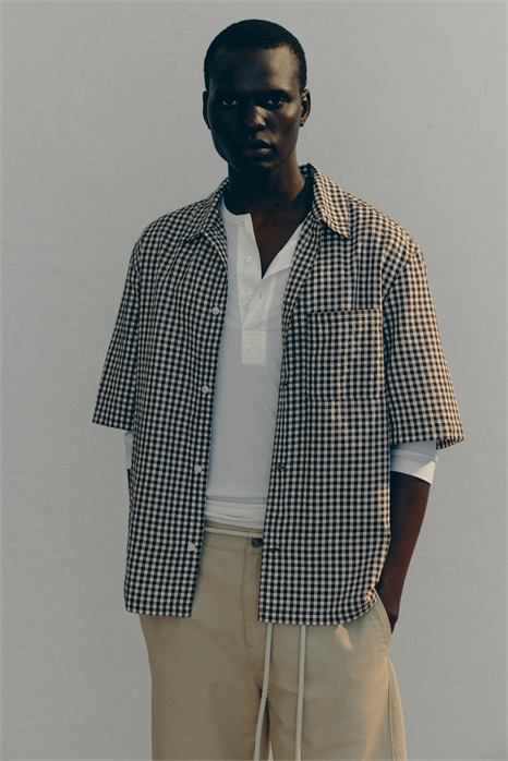 Рубашка Regular Fit с короткими рукавами 1282148001 - Фото 13711107