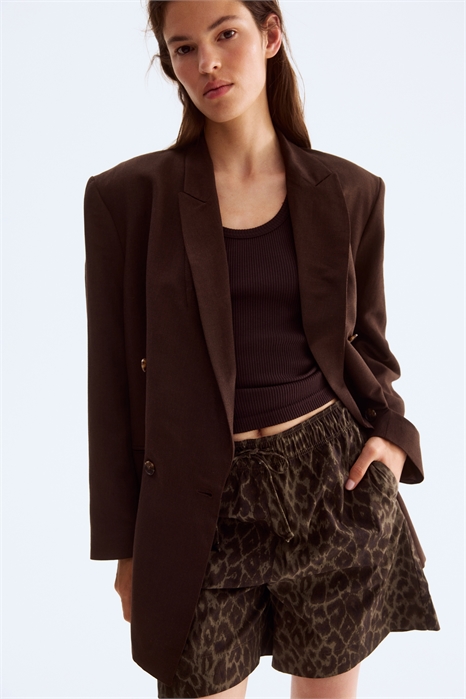 Хлопковые шорты с завязками артикул 1285109001