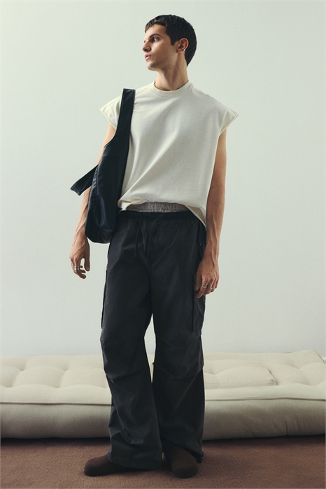 Парашютные брюки свободного кроя 1286120001 - Фото 13711405