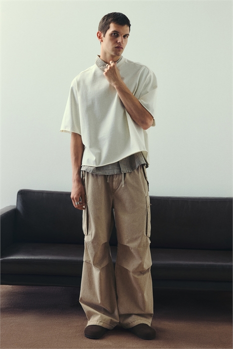 Парашютные брюки свободного кроя 1286120004 - Фото 13711419