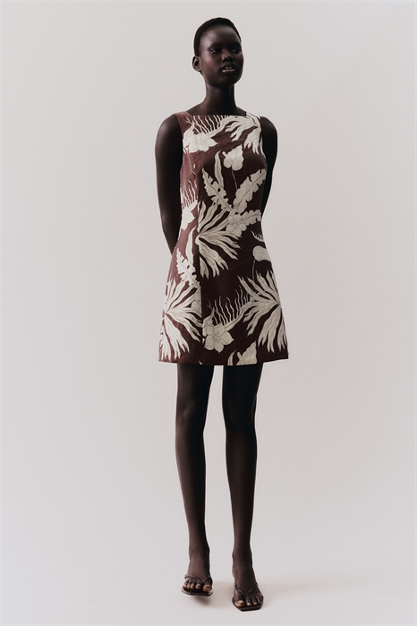 Платье из саржи с квадратным вырезом 1289960007 - Фото 13711699