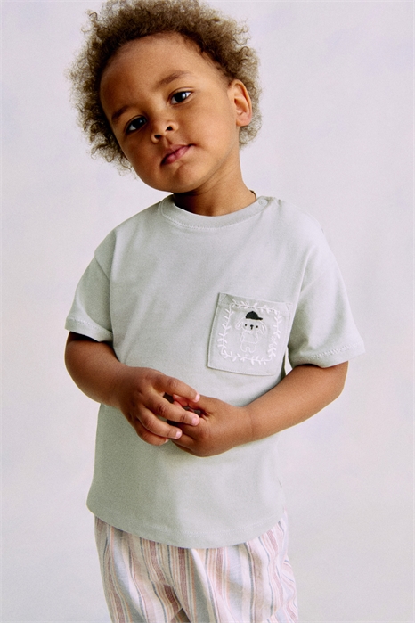 Хлопковая футболка с вышивкой 1292960001 - Фото 13712180