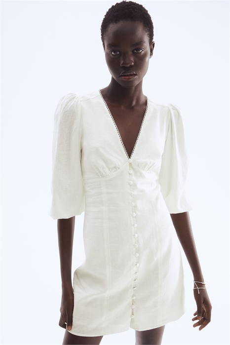 Платье из льняного бленда 1295277001 - Фото 13712462