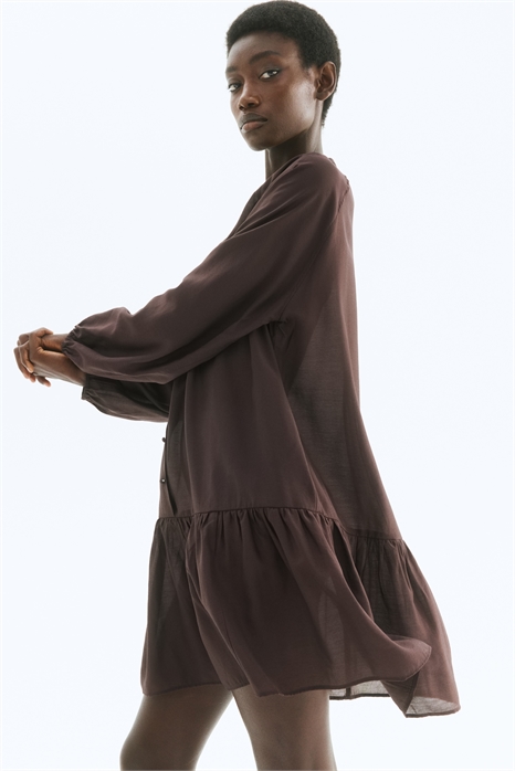 Платье-туника на пуговицах 1302090004 - Фото 13712898