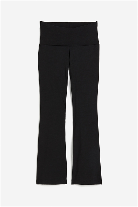 Расклешенные брюки из джерси 1236110002 - Фото 13713240