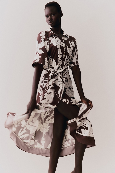 Платье-рубашка с завязывающимся поясом 1217576031 - Фото 13716353