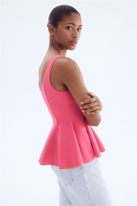 Топ с пеплумом из интерлока 1293317003 - Фото 13718984