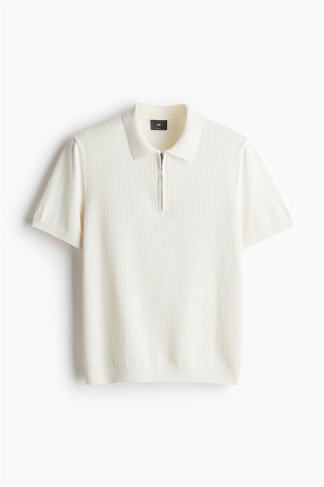 Рубашка-поло Slim Fit с застежкой на молнию 1247917002 - Фото 13718999