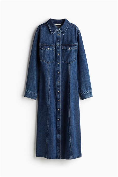 Джинсовое платье миди 1239398001 - Фото 13719055