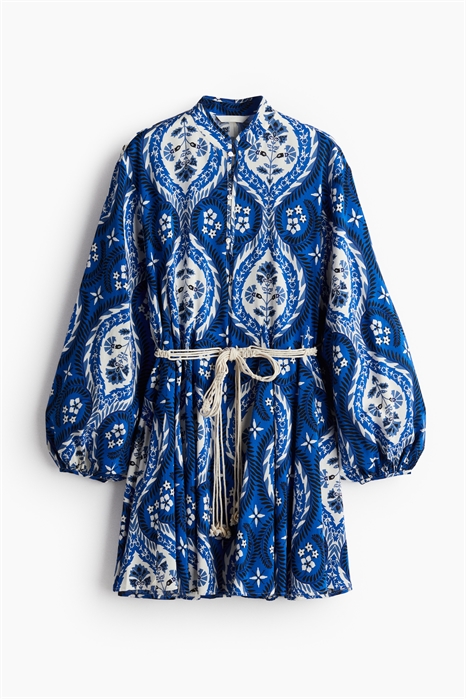 Платье с поясом из макраме 1229587012 - Фото 13719072