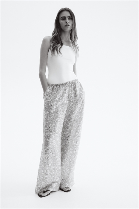 Широкие брюки на завязках 1285035003 - Фото 13719270