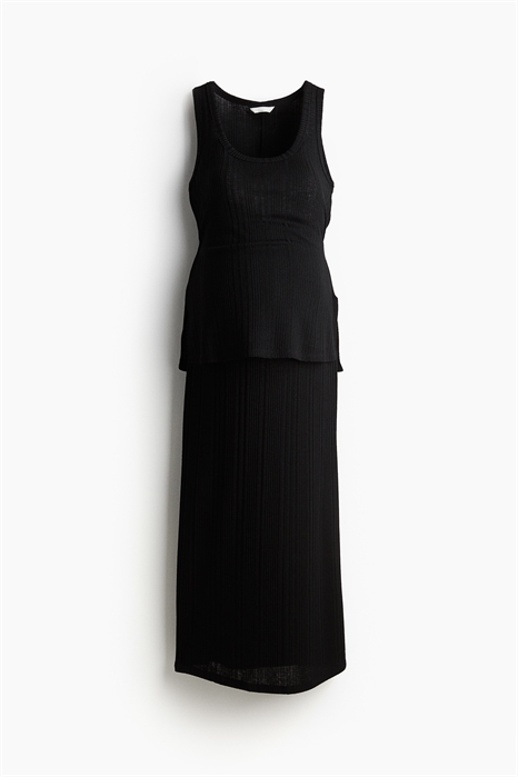 Комплект MAMA из 2 частей из рифленого трикотажа 1233213001 - Фото 13720040