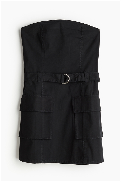 Приталенное платье-бандо 1247222001 - Фото 13720299