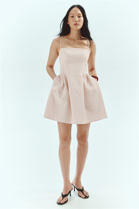 Платье на бретельках из жаккардового плетения 1295087003 - Фото 13724524