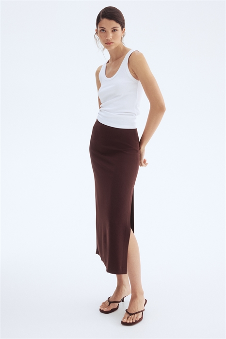 Юбка с боковыми разрезами 1305503003 - Фото 13724888