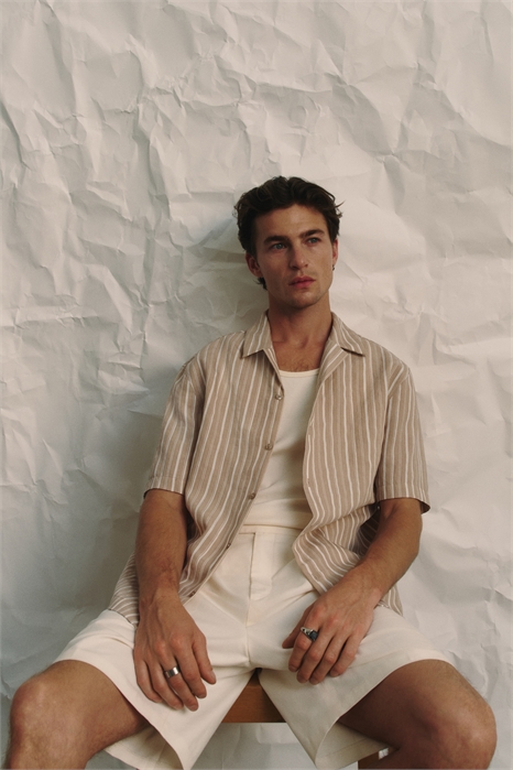 Курортная рубашка Regular Fit из смеси лиоцелла 1282244002 - Фото 13725315