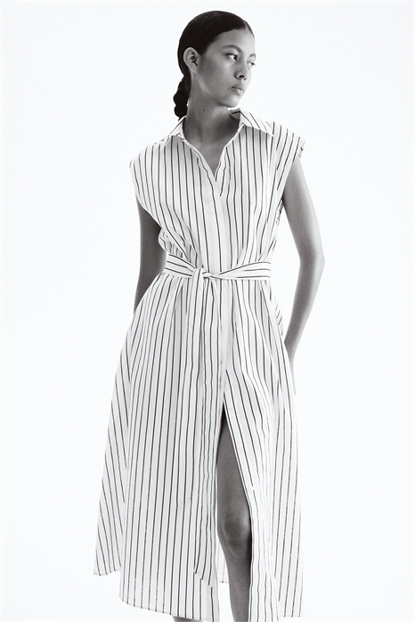 Платье-рубашка из льняного бленда 1293989002 - Фото 13727371