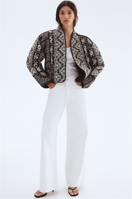 Стеганая хлопковая куртка 1304878001 - Фото 13727410