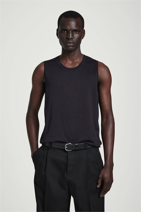 Шелковая вязаная майка 1222658005 - Фото 13727792