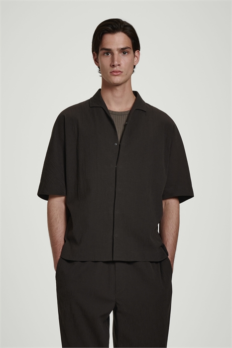 Рубашка из мятого хлопка 1281639001 - Фото 13728478