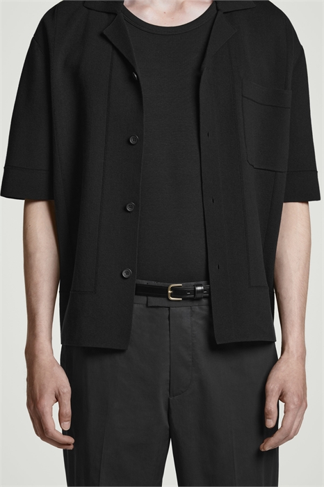 Тонкий кожаный ремень 1288524001 - Фото 13735304