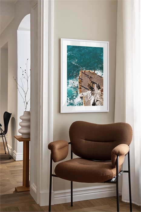 Постер с изображением скалистого океанского пирса 1285895001 - Фото 13735850