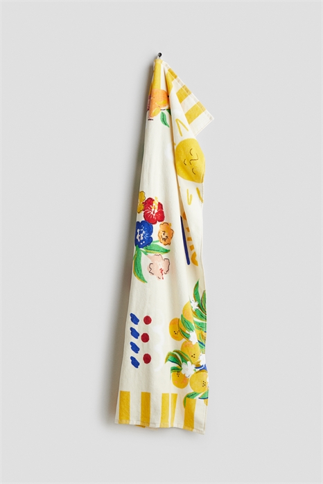 Хлопковое махровое банное полотенце с рисунком 1300737001 - Фото 13737222