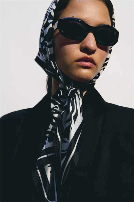 Шарф с узором 1229036044 - Фото 13737311