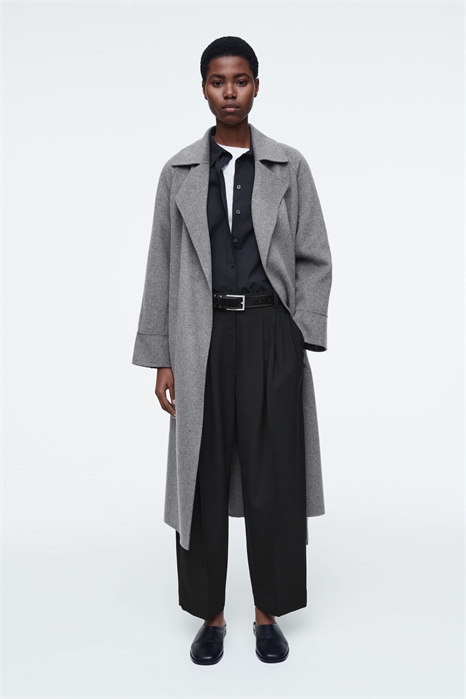 Широкие брюки со складками 1234962001 - Фото 13739093