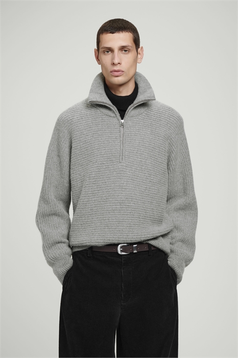 Джемпер из альпака с высоким воротником 1240128001 - Фото 13742802