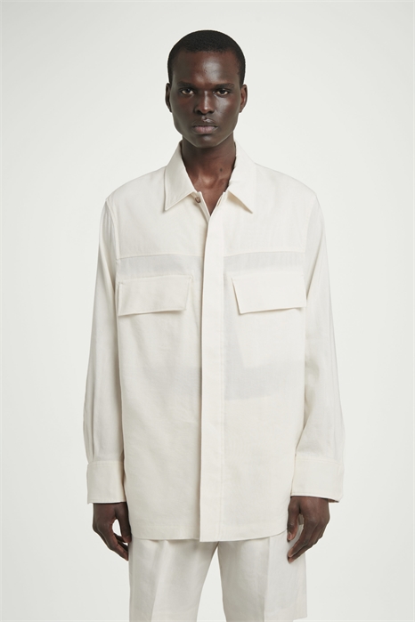 Оверсайз из льняного бленда 1271744002 - Фото 13743200