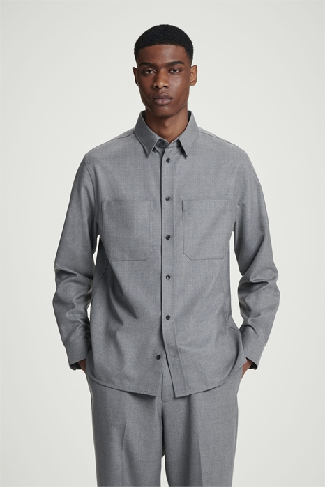 Рубашка с карманами Relaxed fit 1214340005 - Фото 13744033