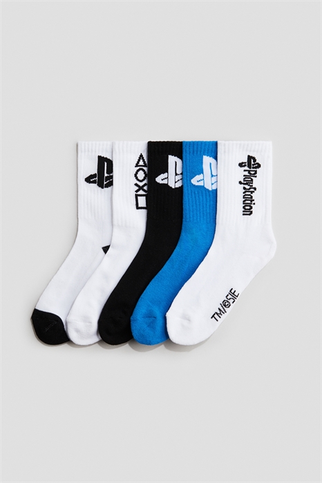 Носки с мотивом "интарсия" в упаковке из 5 штук 1101327023 - Фото 13745264