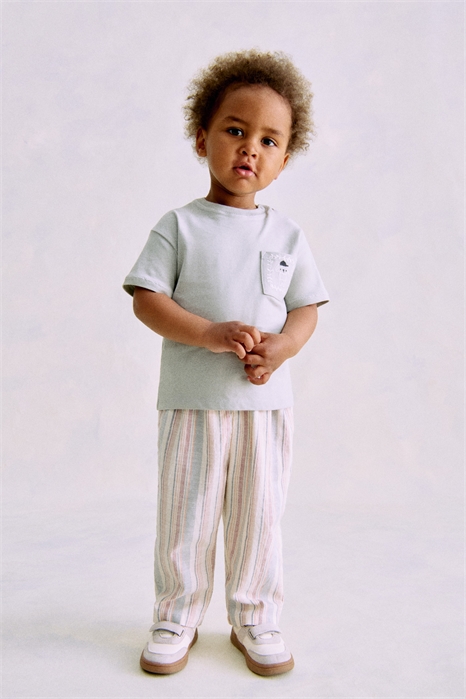 Хлопковые брюки 1275178004 - Фото 13745805